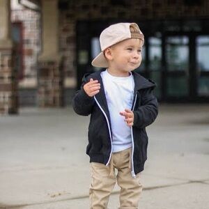 Little Bipsy zip up hoodie 18-24mo like new